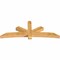 Ekena Millwork Alberta Rough Sawn Timber Gable Bracket, Western Red Cedar, 96"W x 36"H x 6"D x 6"F, 9/12 Pitch GBW096X36X0606ALB00RWR - alternate 4